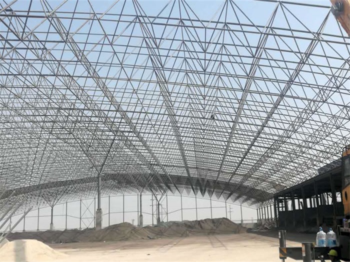 江阴钢厂料仓网架工程